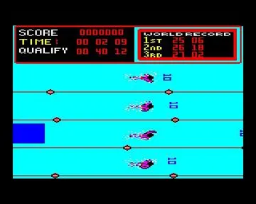 Hyper Sports (1984)(Imagine)[b2][HSLOAD] screen shot game playing